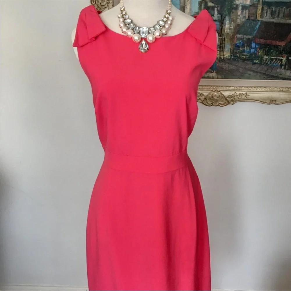 JCREW CORAL DRESS π - Picture 1 of 8